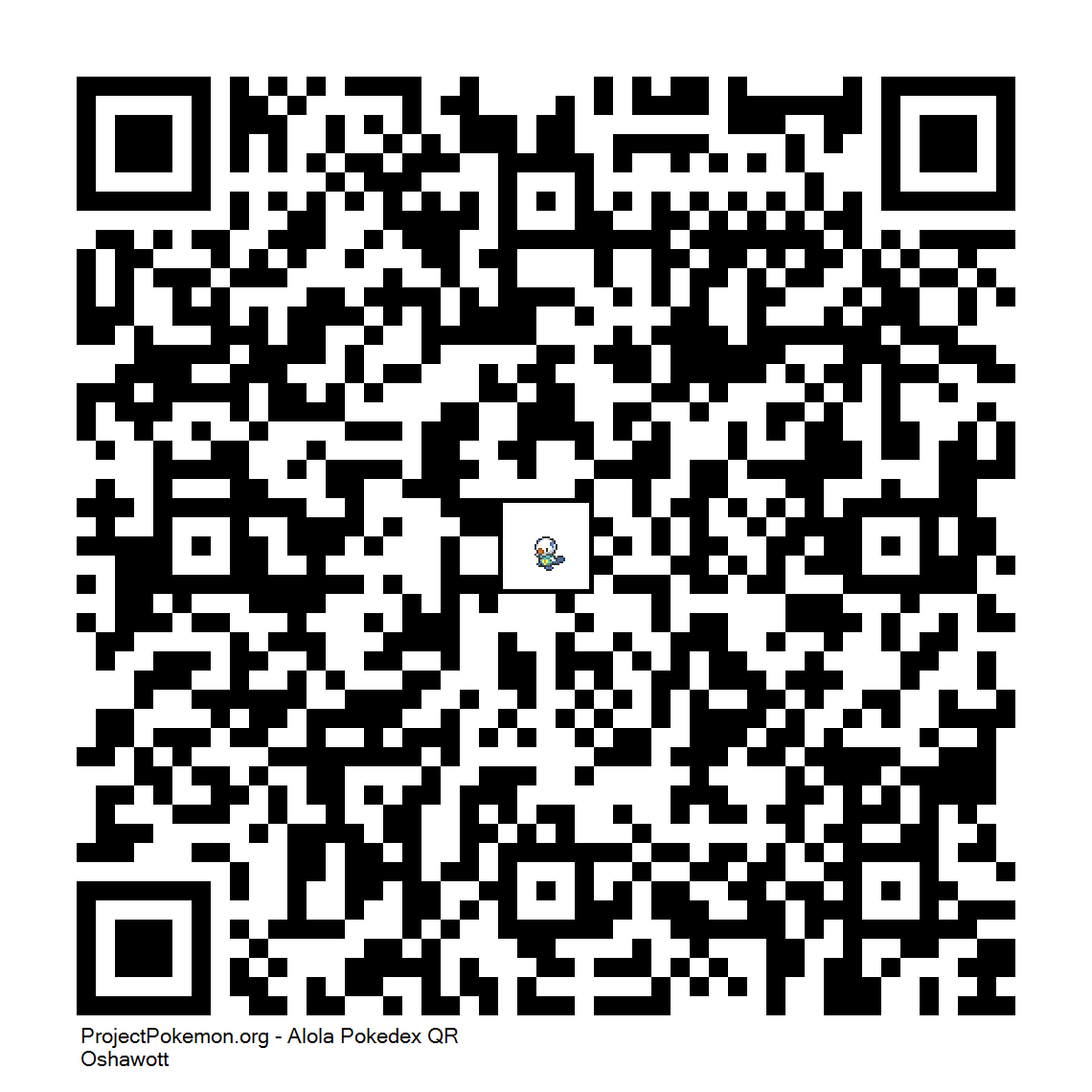 Cdigo QR de Oshawott